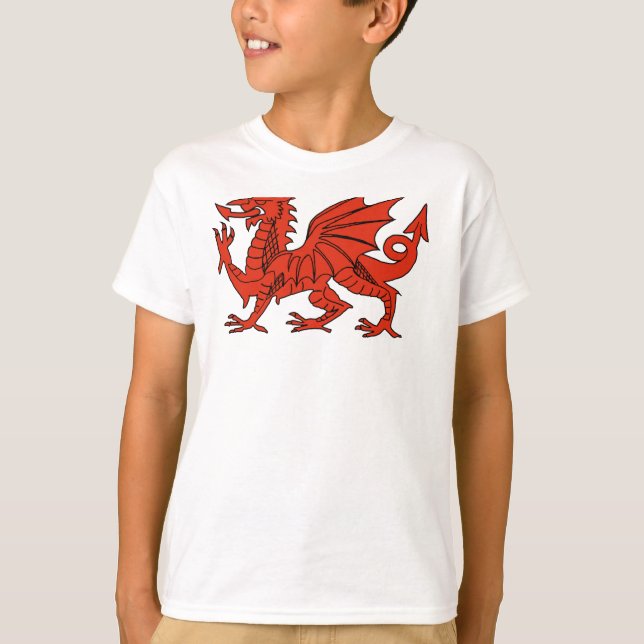 T-shirt Dragon rouge (Devant)