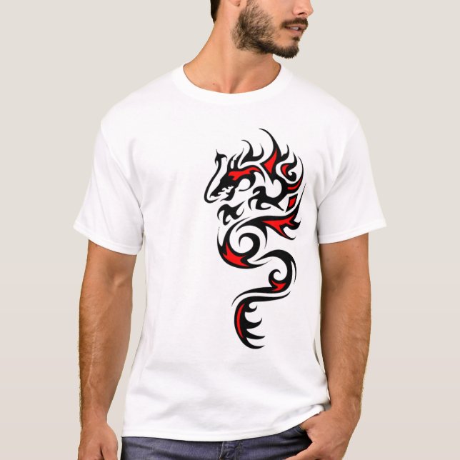T-shirt Dragon rouge (Devant)