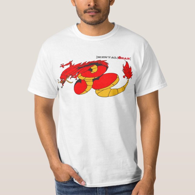 T-shirt Dragon rouge (Devant)