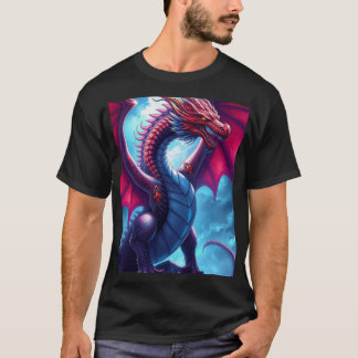 T-shirt Dragon Rouge
