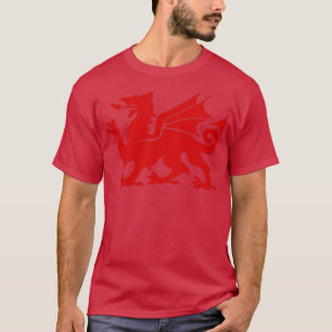 T-shirt Dragon rouge gallois