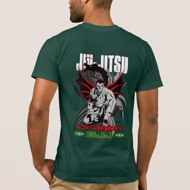 T-shirt Dragon S de Jiu-Jitsu (Dos)