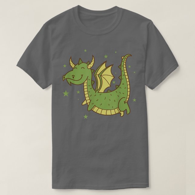 T-shirt Dragon se réjouit fabuleux Creature Fire Fairy Tal (Design devant)