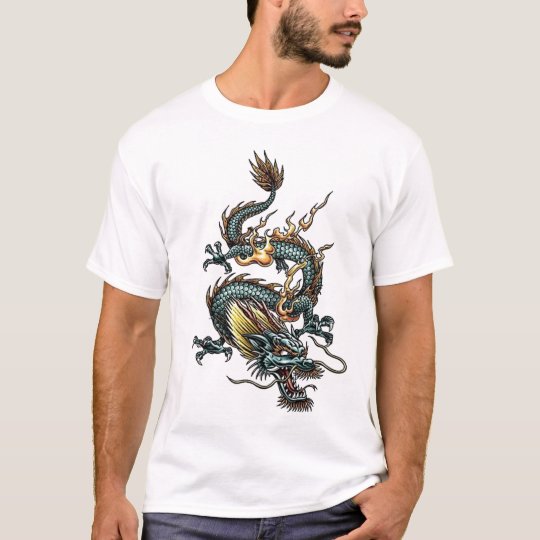 T Shirt Dragon Stylise 07 Zazzle Fr