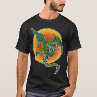 T-shirt Dragon Sun