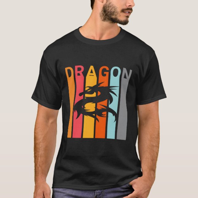 T-shirt Dragon Sur Ton (Devant)