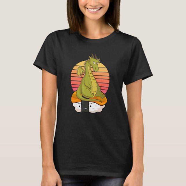 T-shirt Dragon Sushi (Devant)