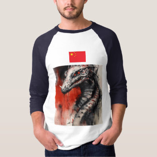 T-shirt dragon, t-shirt chinois