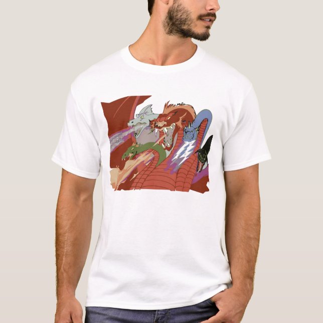 T-shirt Dragon Tiamat (Devant)