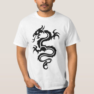 T-shirt Dragon tribal