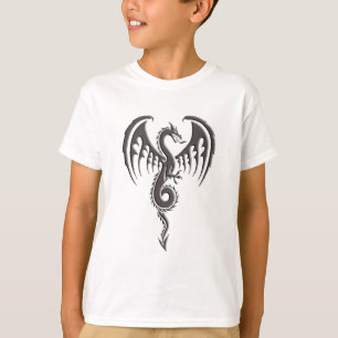 T-shirt Dragon tribal