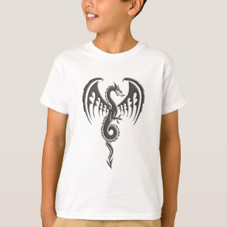 T-shirt Dragon tribal