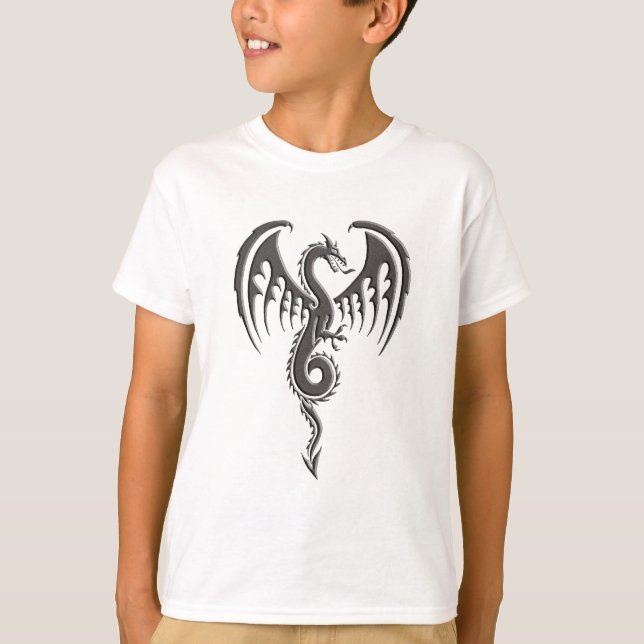 T-shirt Dragon tribal (Devant)