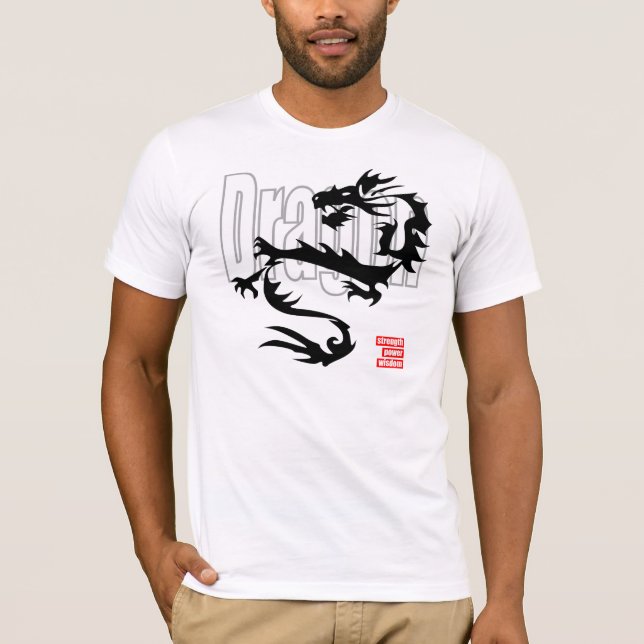 T-shirt Dragon tribal (Devant)