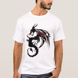 T-shirt dragon tribal 3033_m