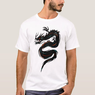 T-shirt dragon tribal 504_S