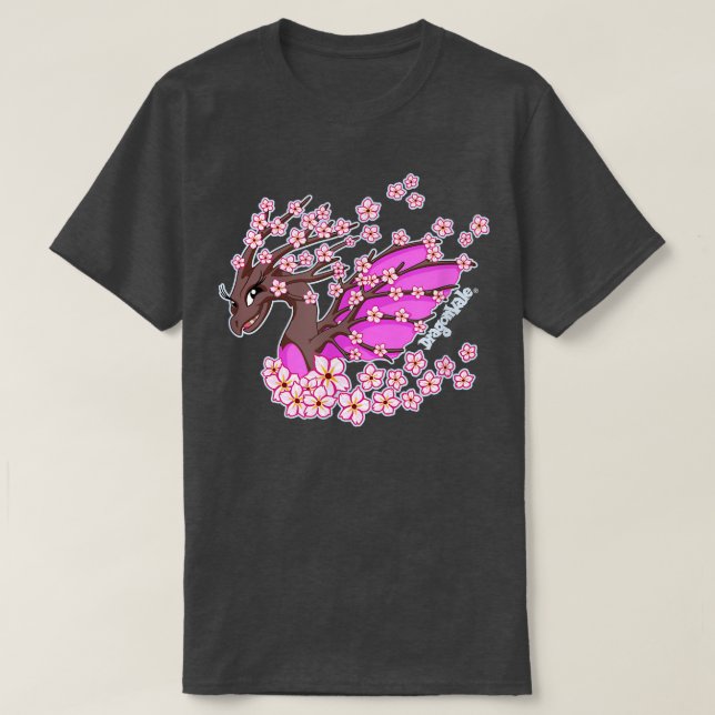 T-shirt Dragon Vale Sakura Dragon (Design devant)