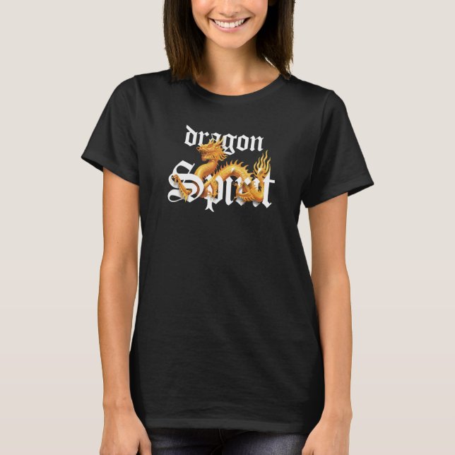T-shirt Dragon Vêtement Dragon Esprit D'Animal (Devant)