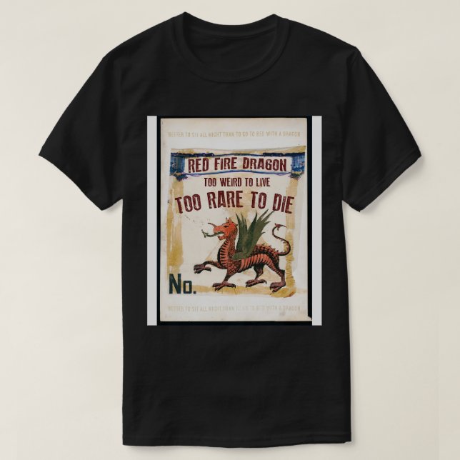 T-shirt Dragon vintage (Design devant)