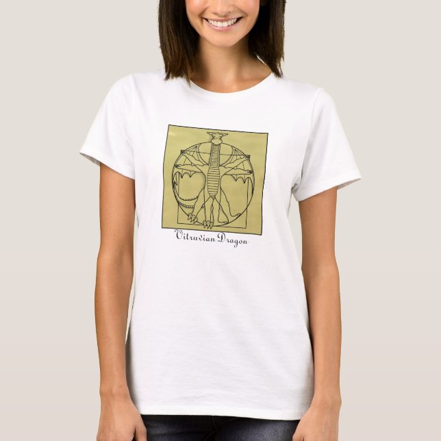 T-shirt dragon vitruvian (Devant)