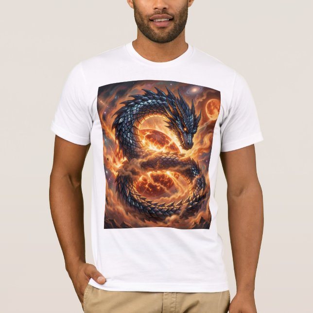 T-shirt Dragon World – Le Royaume du Feu et de la Magie (Devant)