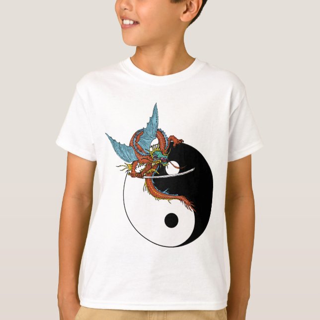 T-shirt Dragon Yin Yang (Devant)