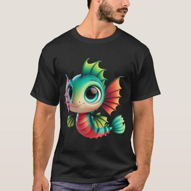 T-shirt Dragonfish adorable (Devant)