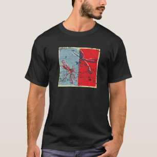 T-shirt Dragonflies Faune Insecte Animal Nature Dragonflie