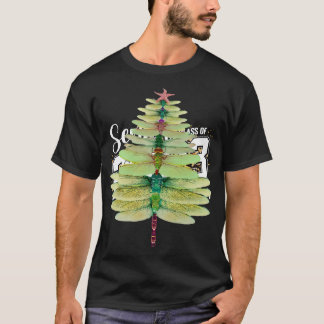 T-shirt Dragonfly Christmas Tree Funny Dragonfly Lovers Xm