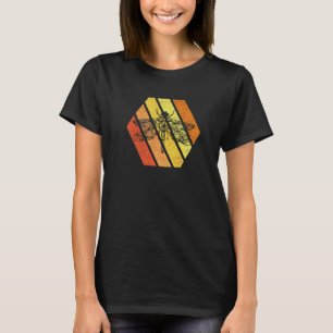 T-shirt Dragonfly coloré Mandala Vintage Retro Sunset Om