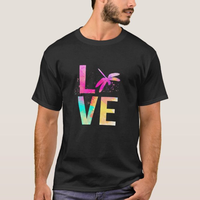 T-shirt Dragonfly Colorée Maman Dragonfly (Devant)