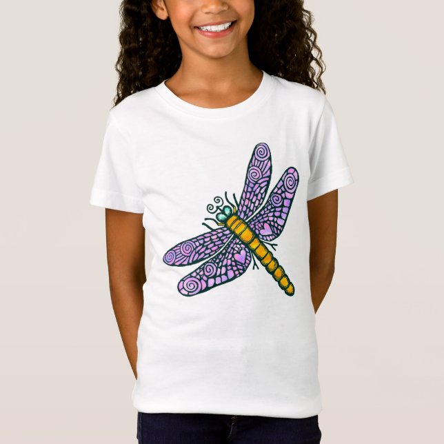 T-Shirt Dragonfly - Customisé - Customisé (Devant)