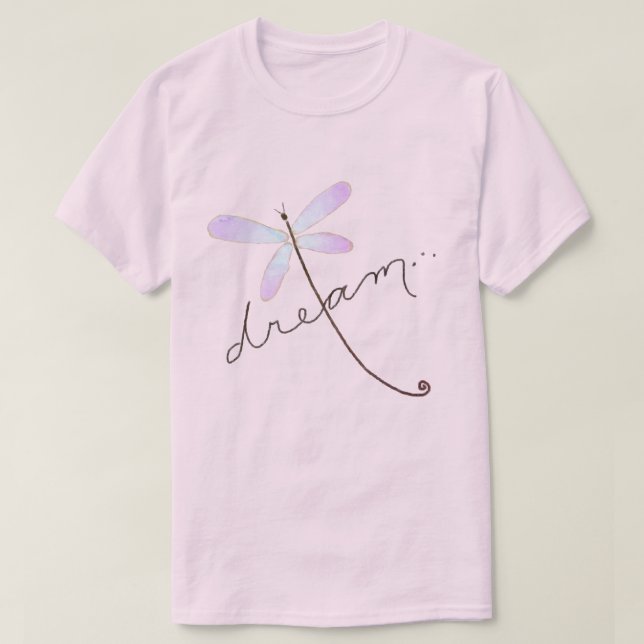 T-shirt Dragonfly Dream Art Abstrait original (Design devant)