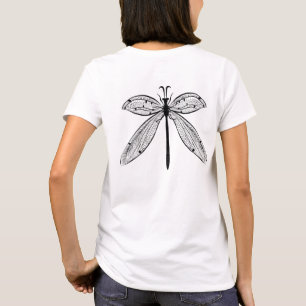 T-shirt Dragonfly Dreams Insect Art - Entomologie Élégance