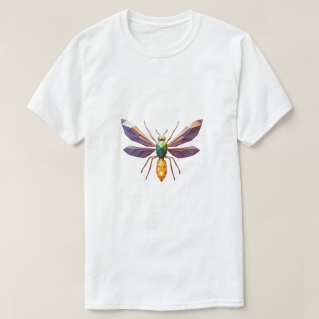T-shirt Dragonfly géométrique (Design devant)