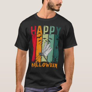 T-shirt Dragonfly Girls Boys Retro Halloween Diner Partie