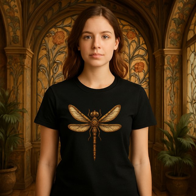T-shirt Dragonfly mécanique Steampunk (Créateur téléchargé)
