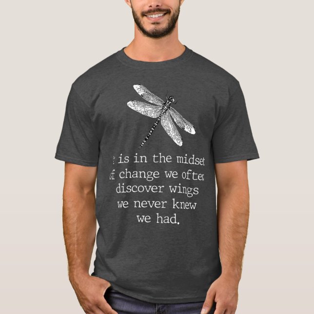 T-shirt Dragonfly shirt for women spiritual faith lovers (Devant)