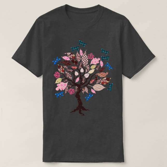 T-shirt Dragonfly Tree (Design devant)