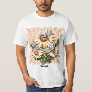 T-shirt Dragonfly Yellow Daisy