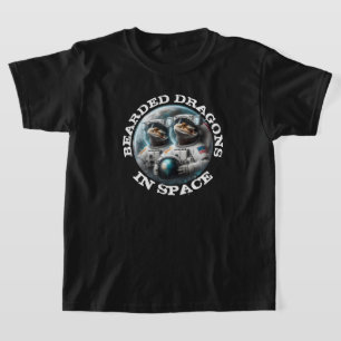 T-shirt Dragons amusants dans l'espace