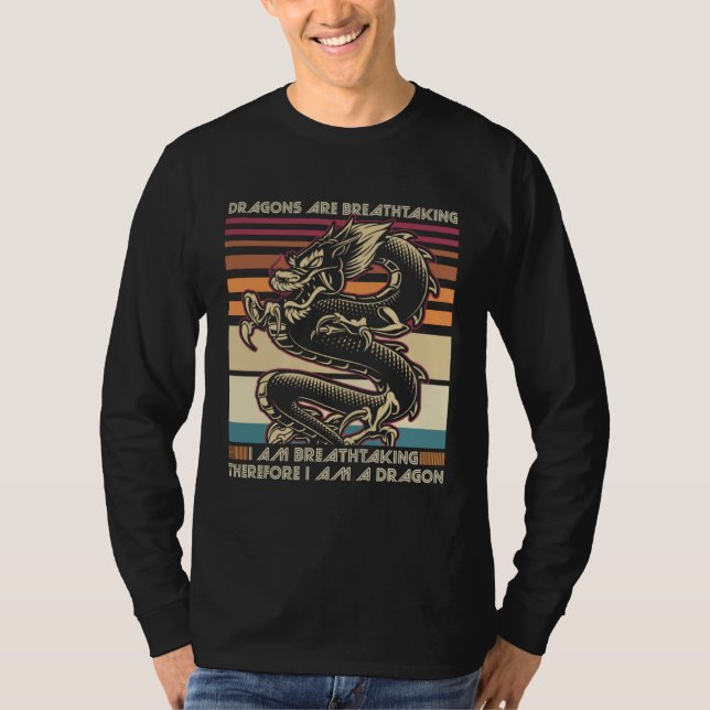 T-shirt dragons are breathtaking I m breathtaking therefor (Devant)