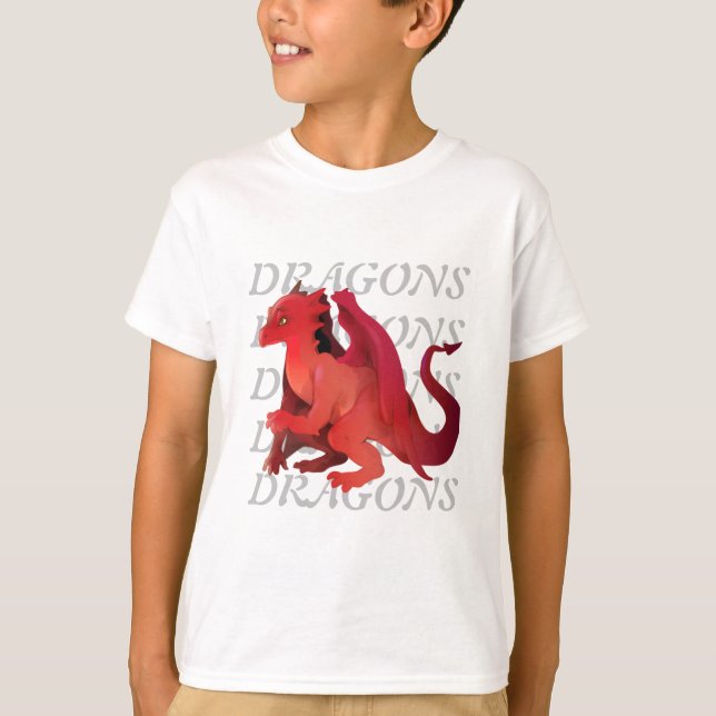 T-shirt Dragons Art (Devant)