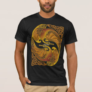 T-shirt Dragons celtiques ornementaux