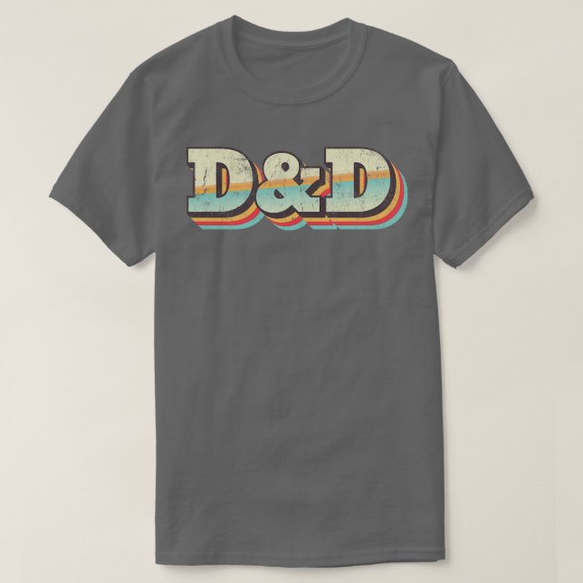 T-shirt Dragons de donjons vintages (Design devant)
