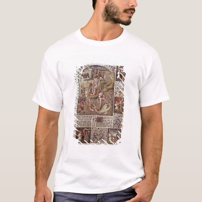 T-shirt Dragons de massacre de St George (Devant)