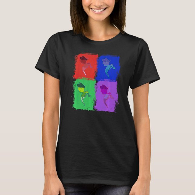 T-shirt dragons dragon Pop (Devant)