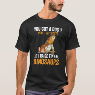 T-shirt Dragons Lizards Léopards Reptile I Lever Minuscule