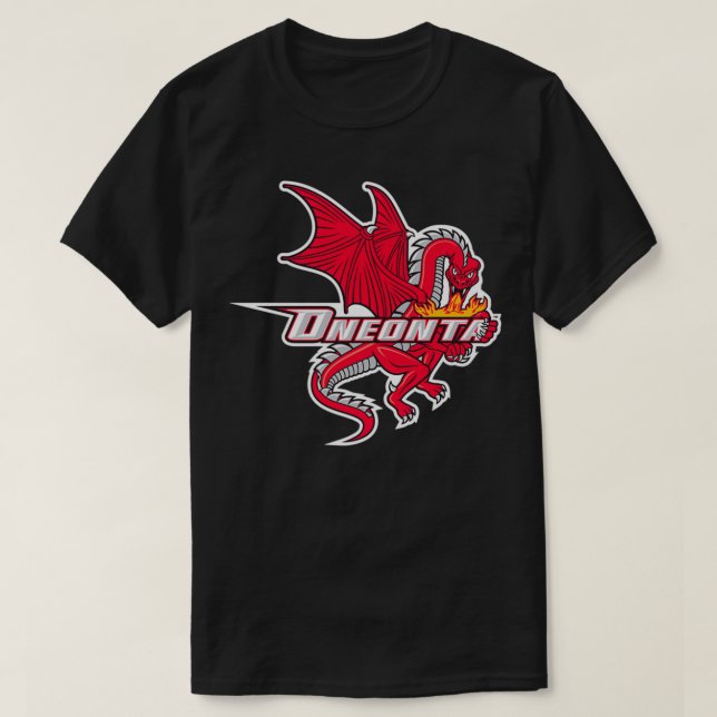 T-shirt Dragons rouges SUNY Oneonta (Design devant)