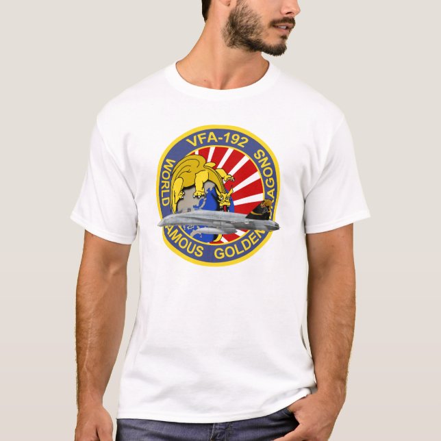 T-shirt Dragons VFA-192 d'or (Devant)